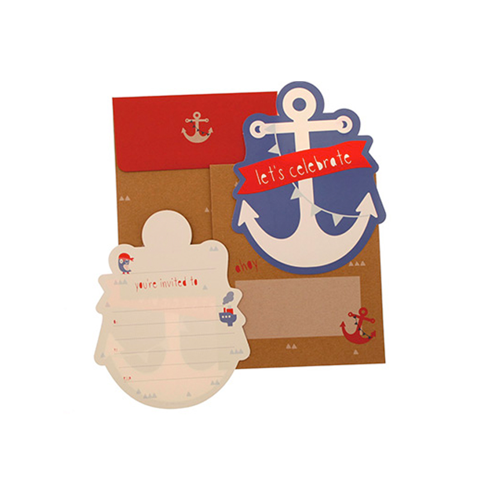 INVITATIONS ANCHORS AWAY North West Gifts