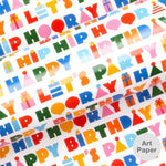 10M PAPER PAVILION ROLL WRAP - HIP HOORAY RAINBOW