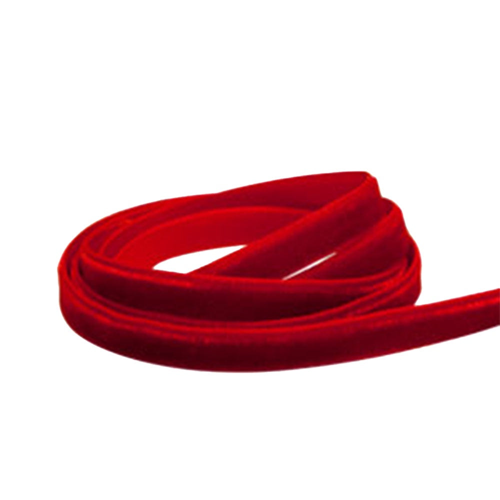 10M VELVET RIBBON - SPICE RED 19mm