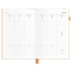 2025 VERTICAL A5 PLANNER - CORSICA STRIPE