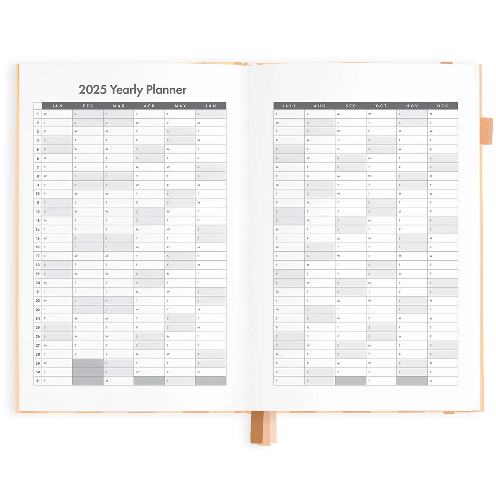 2025 VERTICAL A5 PLANNER - CORSICA STRIPE