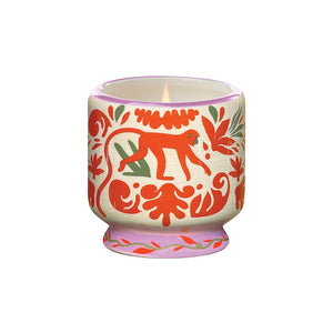 A DOPO 8oz CERAMIC CANDLE - JUNGLE COCONUT & AMBER