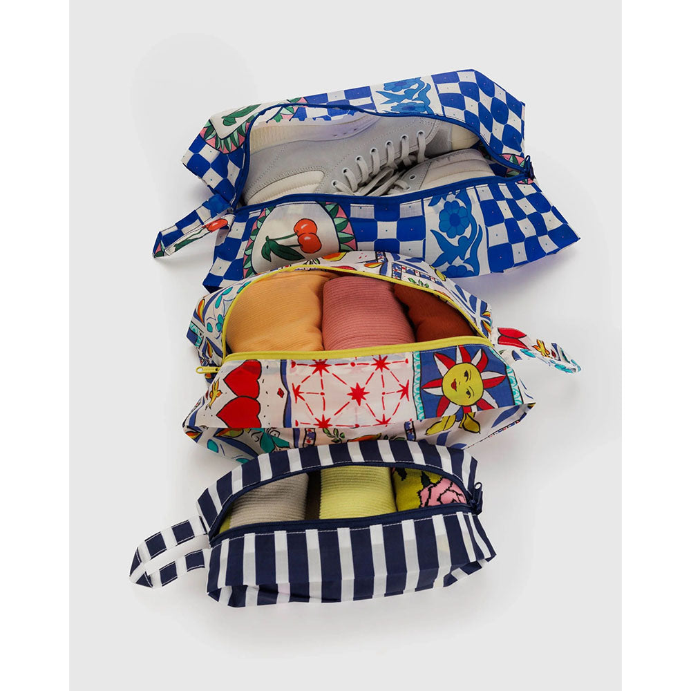 BAGGU 3D ZIP SET - VACATION TILES