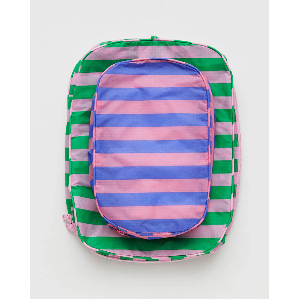 BAGGU PACKING CUBE SET - AWNING STRIPES