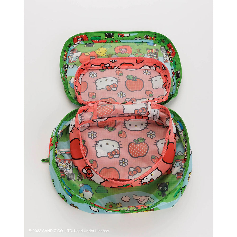 BAGGU PACKING CUBE SET - HELLO KITTY & FRIENDS S2