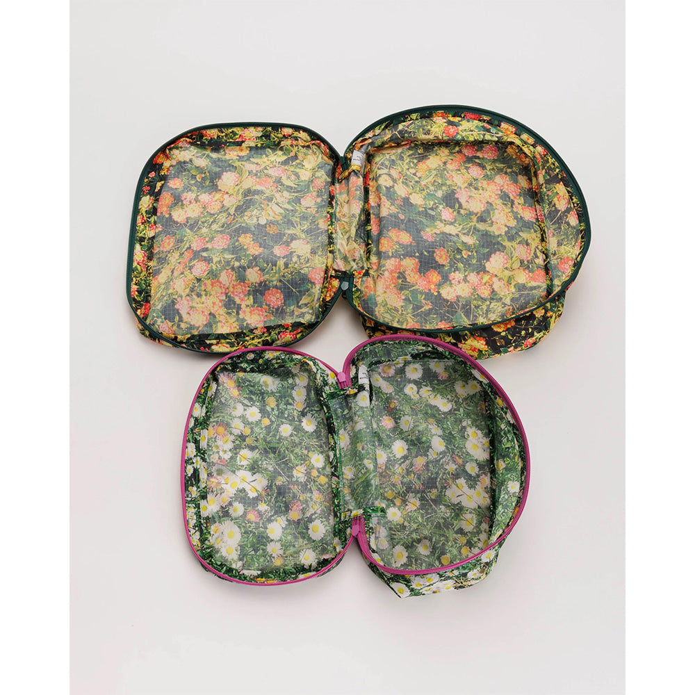 BAGGU PACKING CUBE SET - PHOTO FLORALS