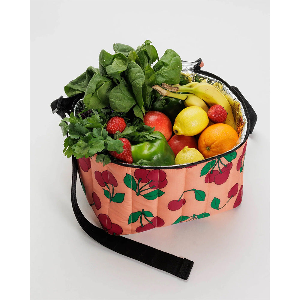 BAGGU PUFFY COOLER BAG - SUNSHINE FRUIT MIX