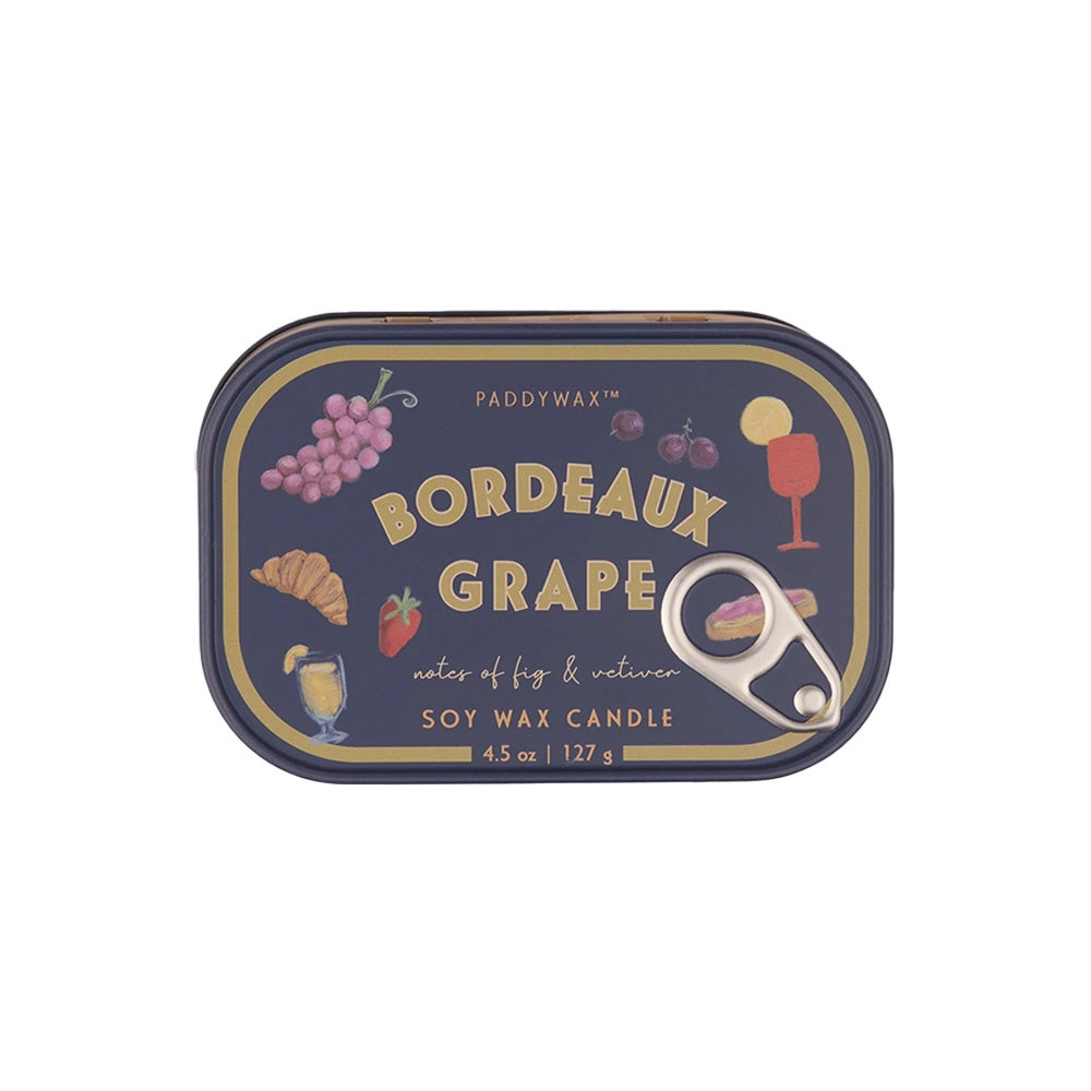 BISTRO TIN CANDLE 4.5Oz - BOUDEAUX GRAPES