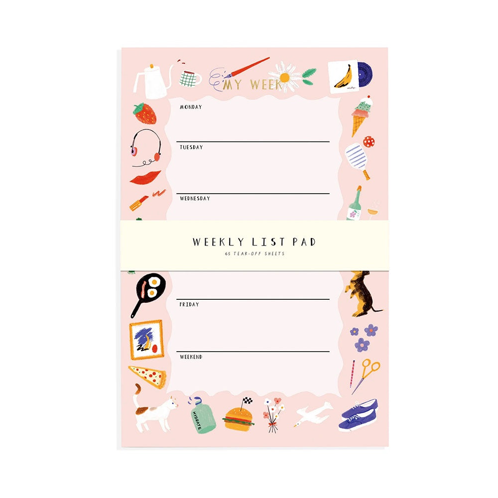 CAROLYN SUZUKI - WEEKLY LIST PAD