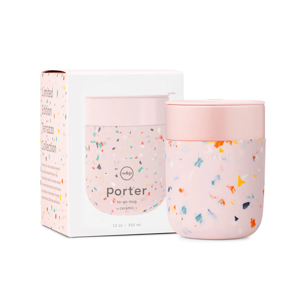 CERAMIC MUG - TERRAZZO BLUSH 355ML