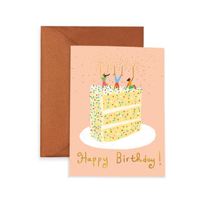 CONFETTI CAKE BIRTHDAY CARD