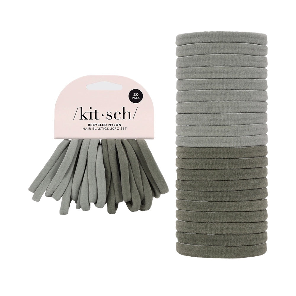 ECO-FRIENDLY NYLON ELASTICS - EUCALYPTUS