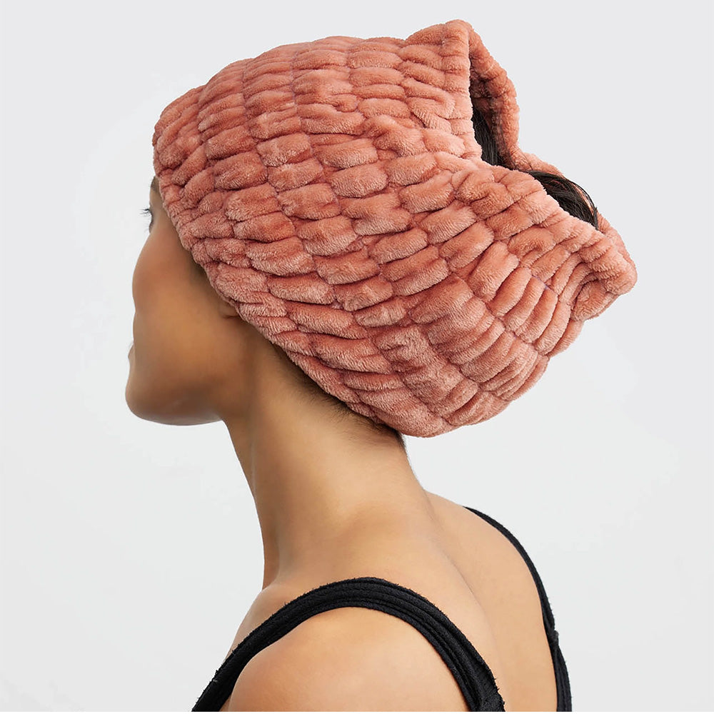 EXTRA WIDE SPA HEADBAND - DUSTY ROSE