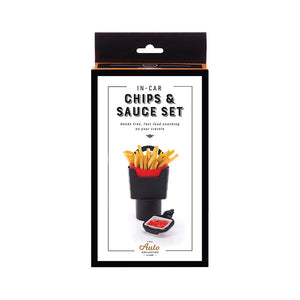 IN-CAR CHIPS AND SAUCE HOLDER