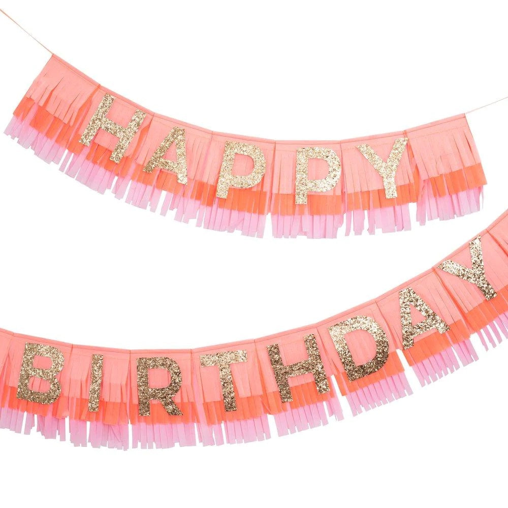 MERI MERI BIRTHDAY GARLAND - PINK