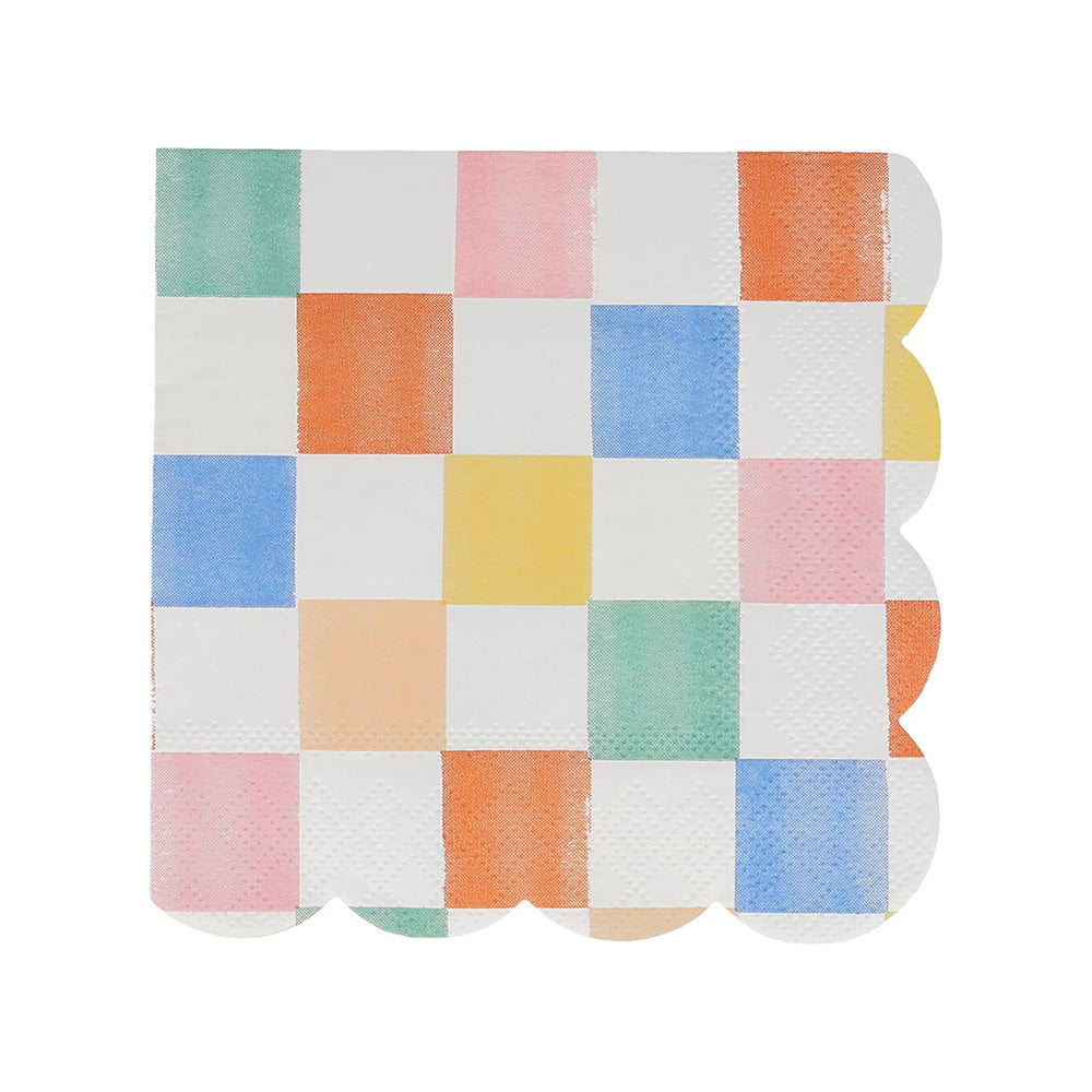 MERI MERI NAPKINS - COLOURFUL PATTERN SMALL