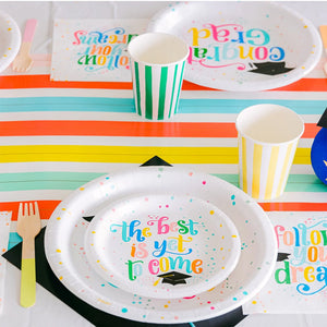 PARTY CUPS - MIXED STRIPE