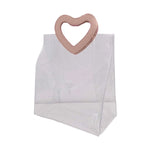 HEART HANDLE PVC GIFT BAG