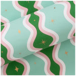 RETRO SWIRL MINT ROLL WRAP