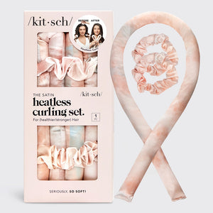 SATIN HEATLESS CURLING SET - SUNSET TIE DYE