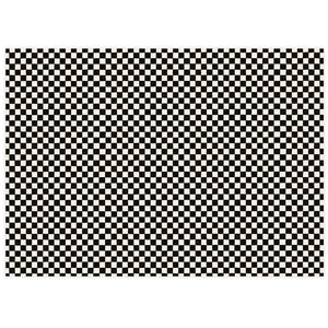 TISSUE PAPER - BLACK CHECKER