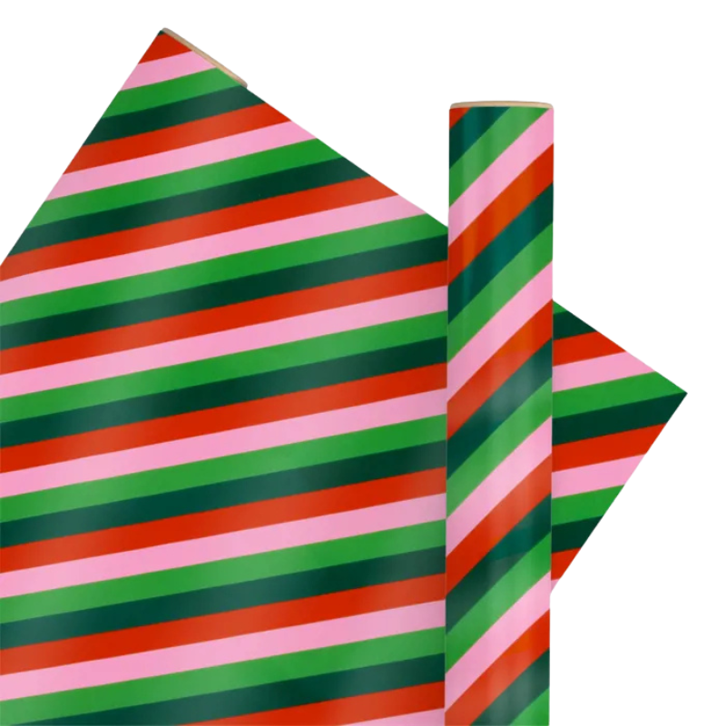 10M ROLL WRAP - PEPPERMINT PARADE FESTIVE