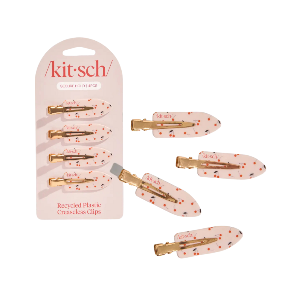 CREASELESS CLIPS 4PC SET - CHERRY PRINT