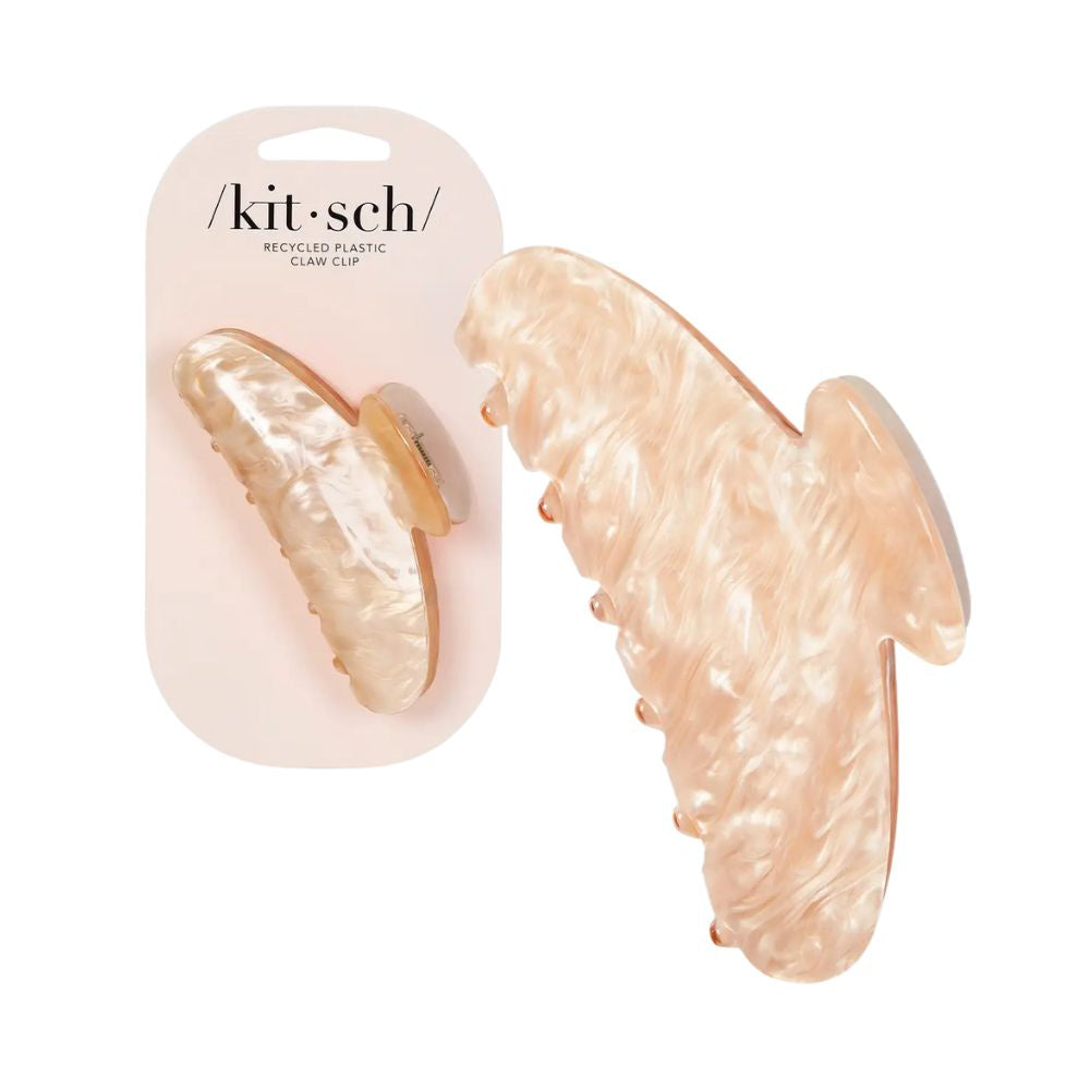 ECO-FRIENDLY MARBLE CLAW CLIP - BLONDE