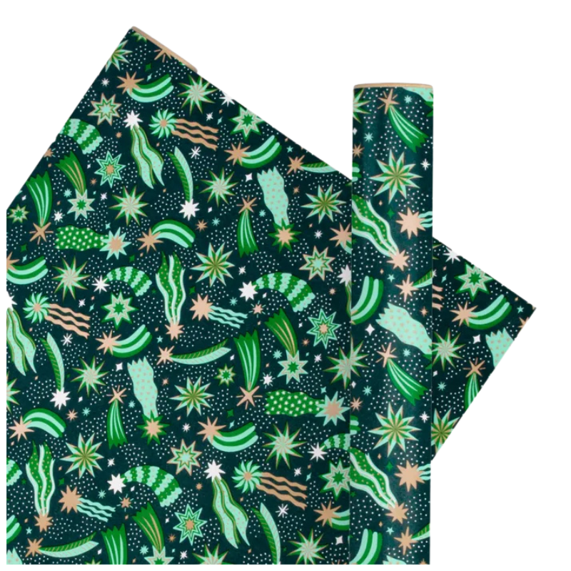 10M ROLL WRAP - COSMIC EVERGREEN