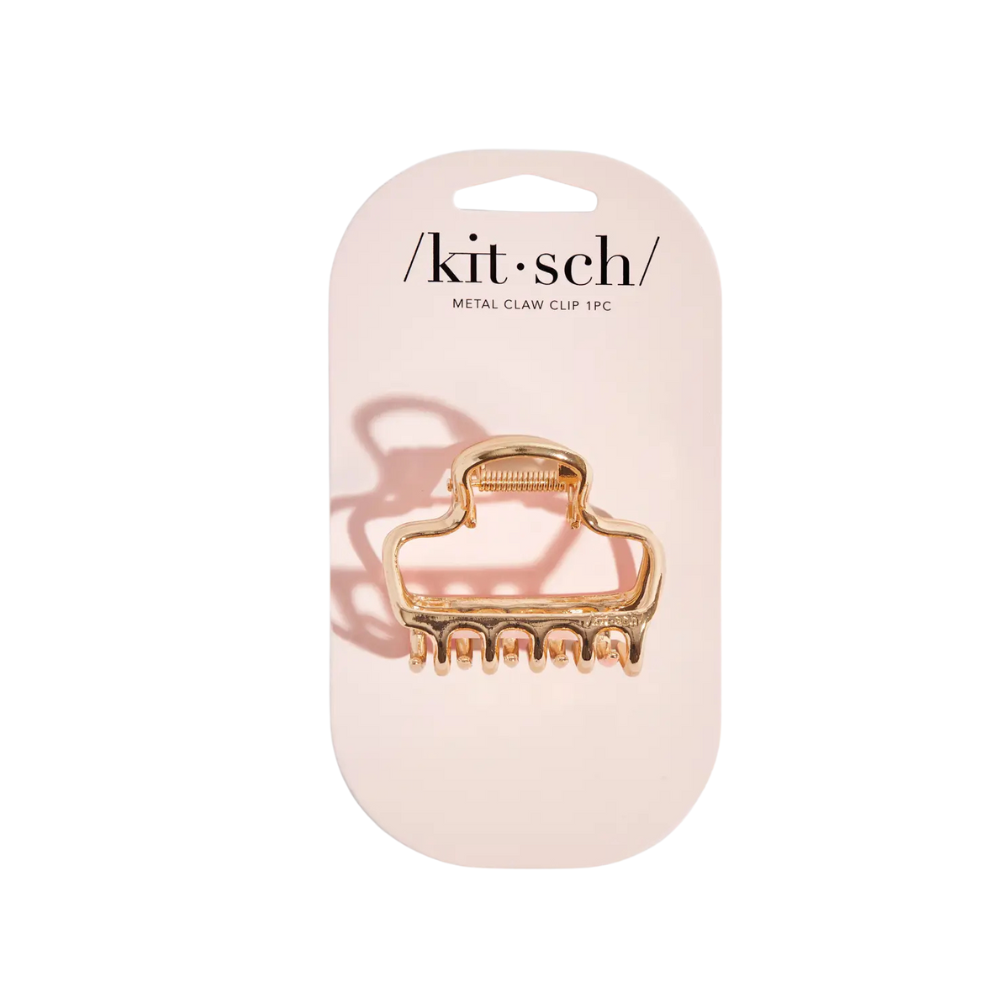 METAL PUFFY CLAW CLIP - GOLD