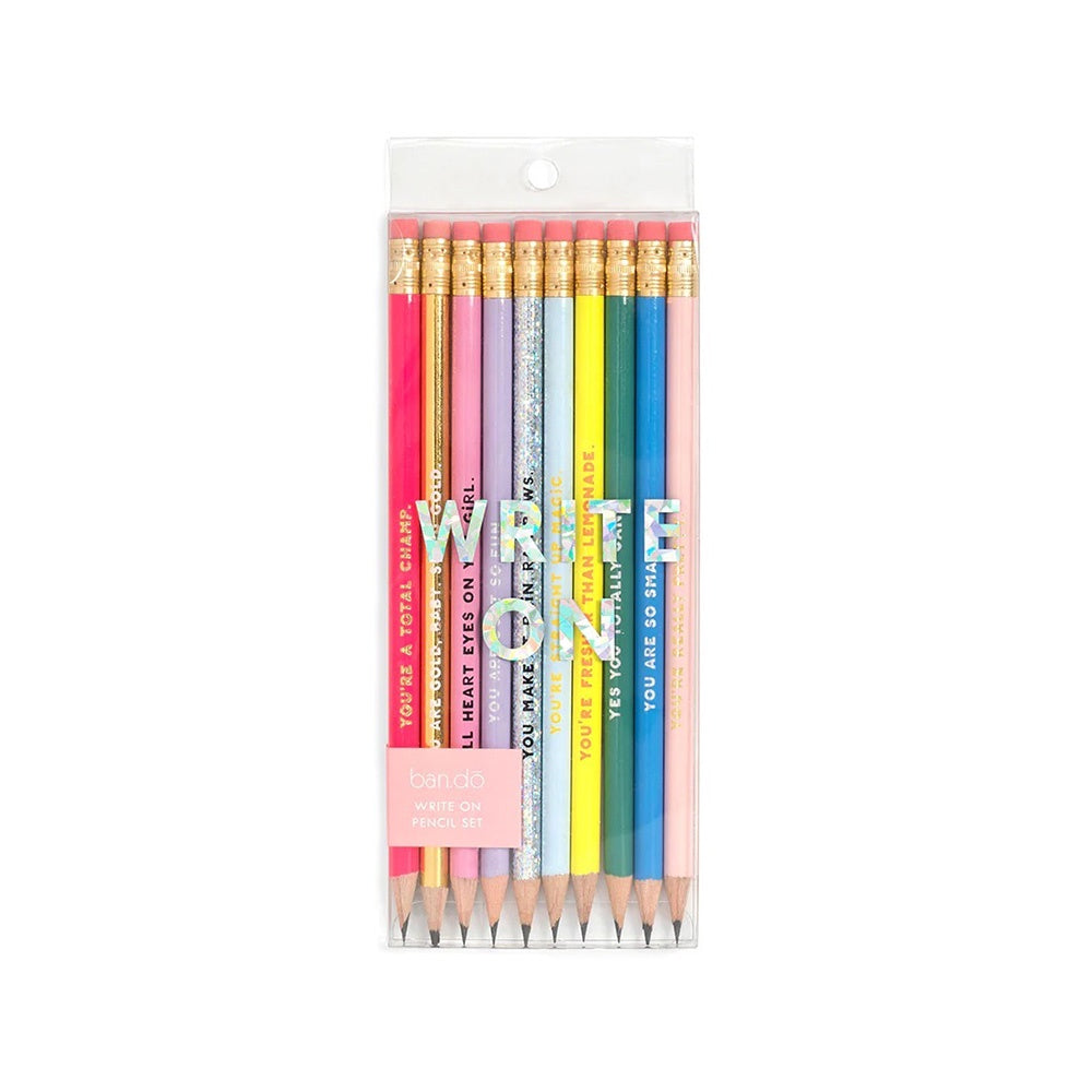 WRITE ON PENCIL SET - COMPLIMENTS