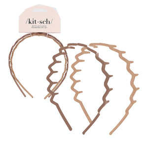 ZIG ZAG HEADBAND 2PC - NEUTRAL