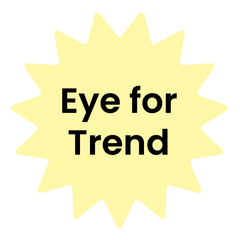 image with text that reads "Eye for trend""