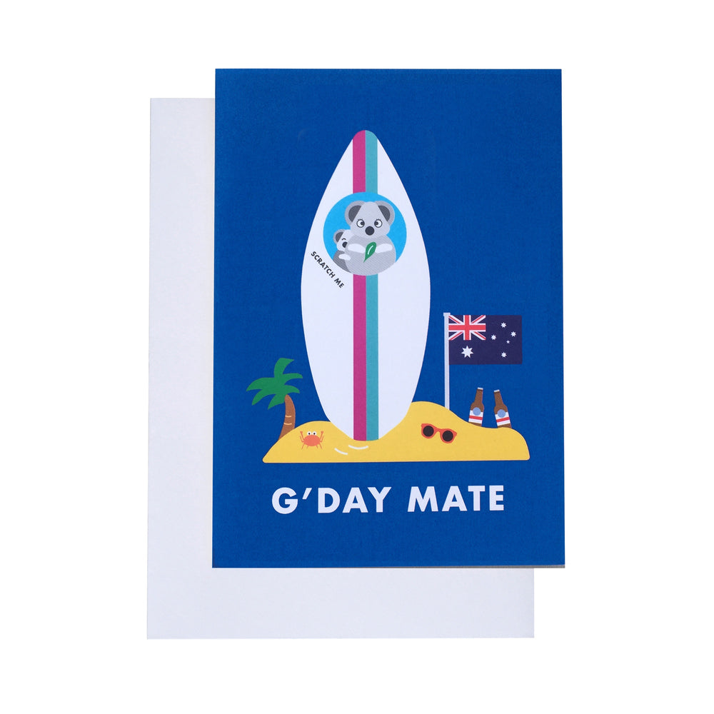 G'DAY MATE SCRATCH CARD