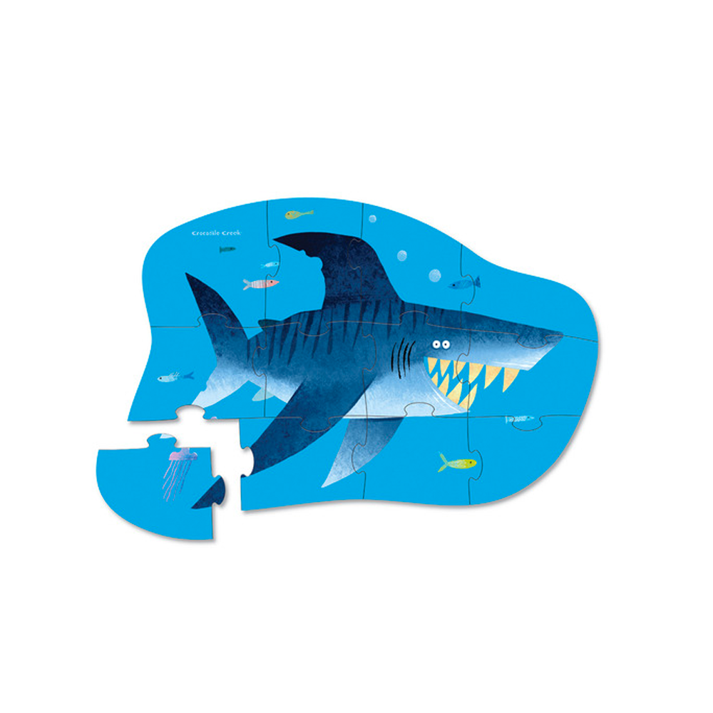 12PC MINI PUZZLE - SHARK CITY