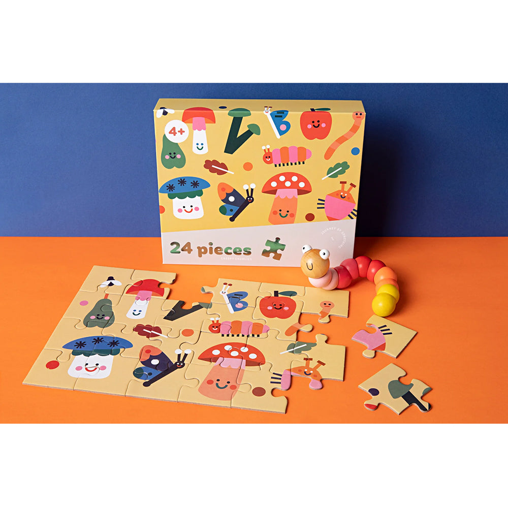 24 PIECE KID'S PUZZLE - CREEPY CRAWLIES