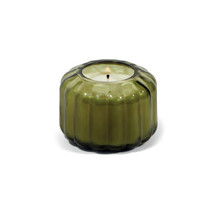 4.5oz TRANSPARENT RIBBED GASS CANDLE - SECRETGARDEN