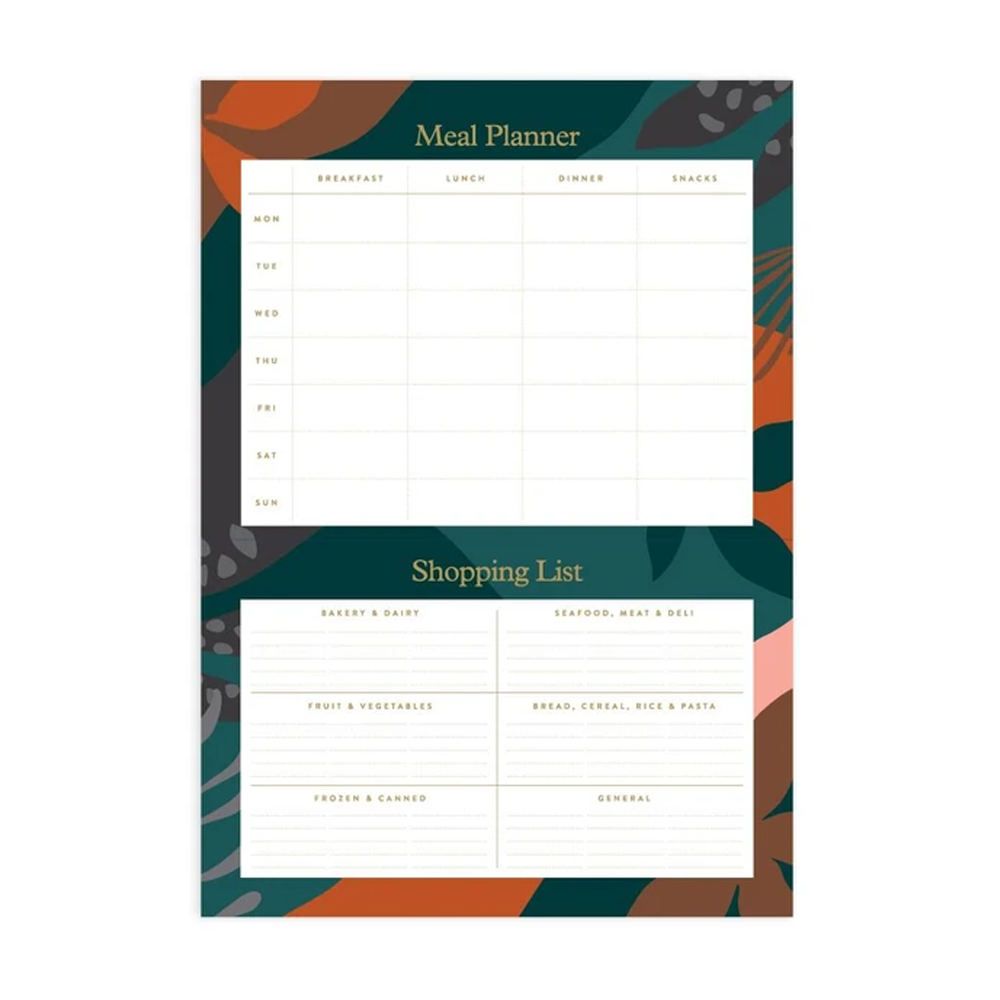 ARCADIA A4 MEAL PLANNER MAGNET NOTEPAD