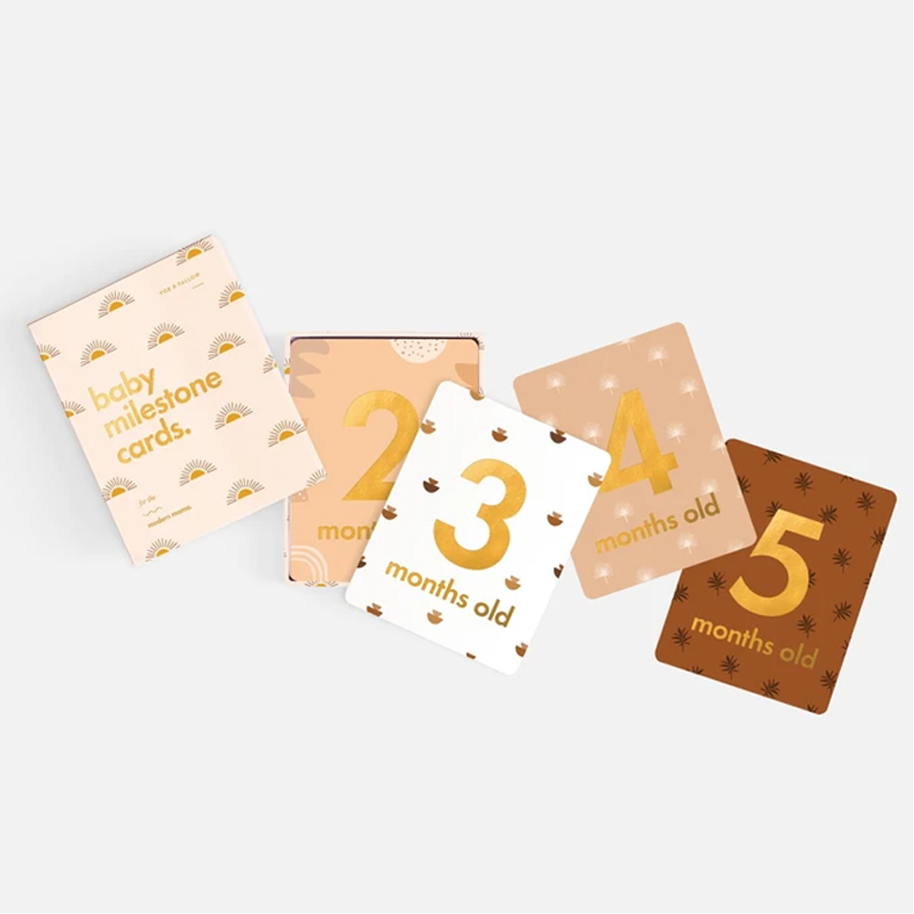 BABY MILESTONE CARDS - BOHO