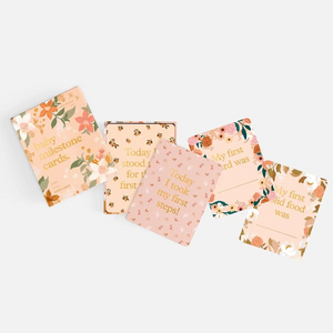 BABY MILESTONE CARDS - FLORAL