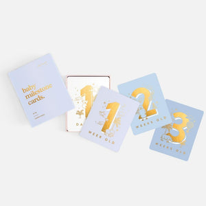 BABY MILESTONE CARDS - BLUE