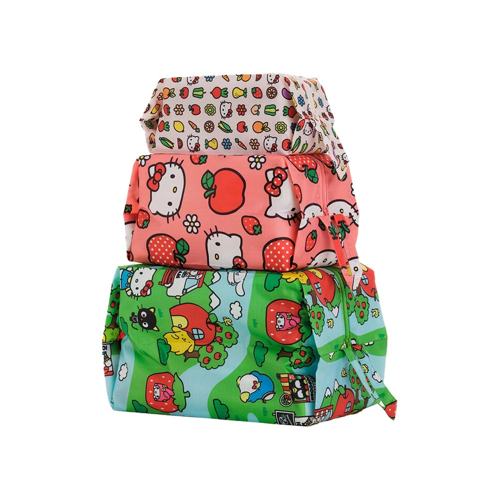 BAGGU 3D ZIP SET - HELLO KITTY & FRIENDS