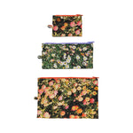 BAGGU FLAT POUCH SET - PHOTO FLORALS