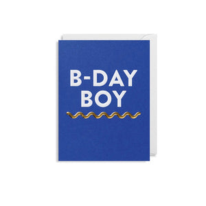 B-DAY BOY MINI CARD