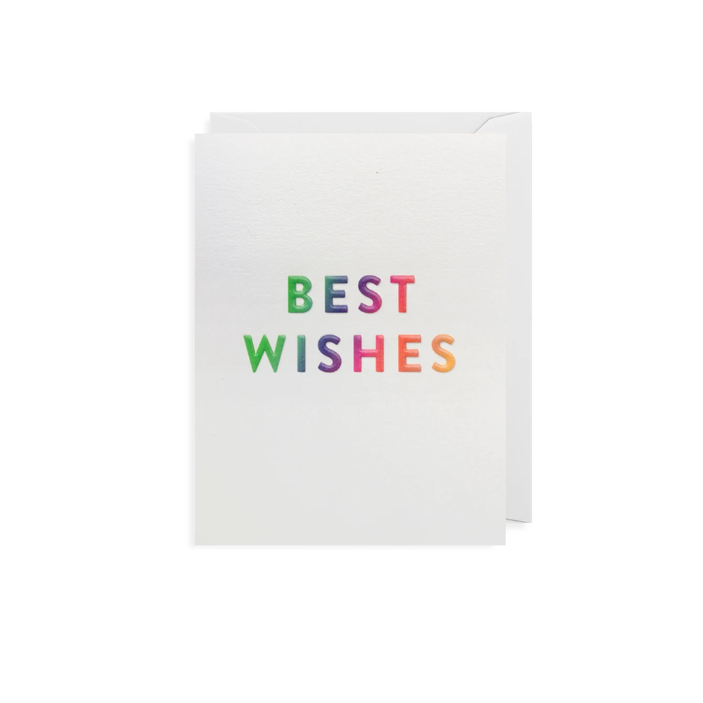 BEST WISHES MINI CARD