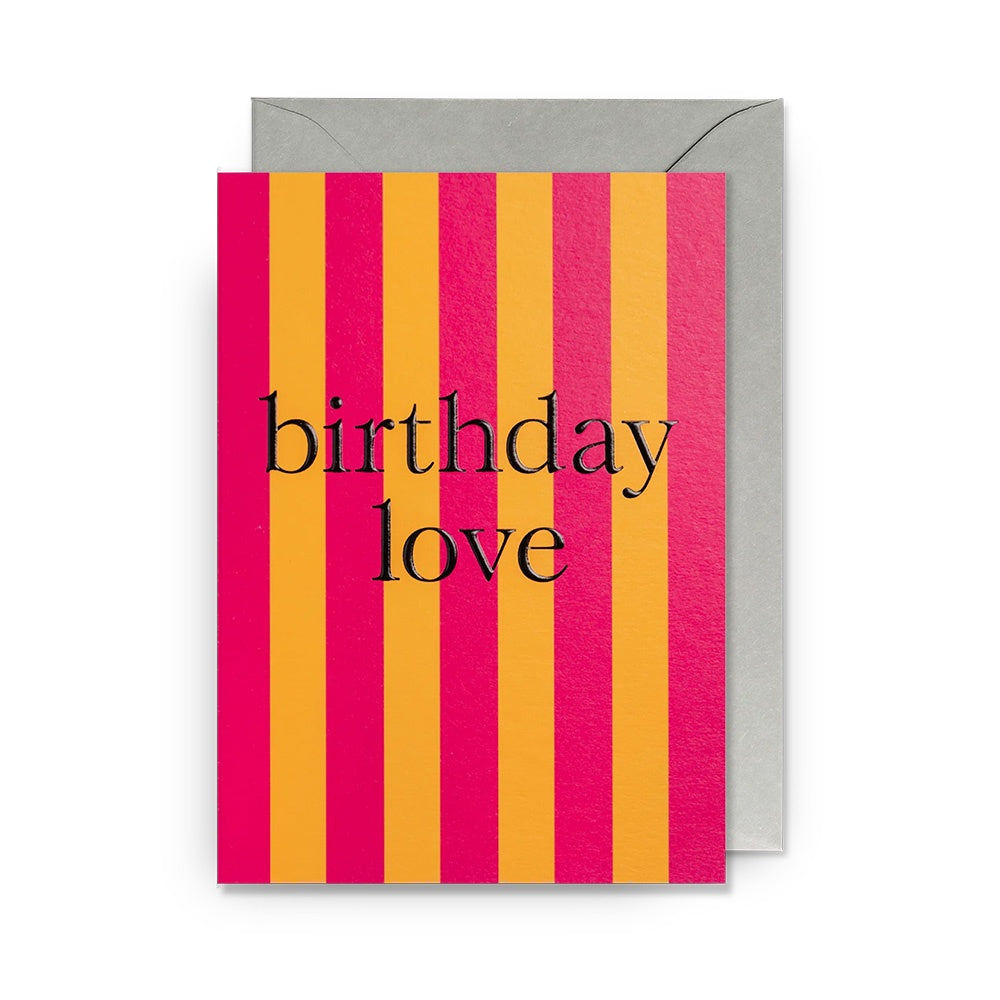 BIRTHDAY LOVE STRIPE