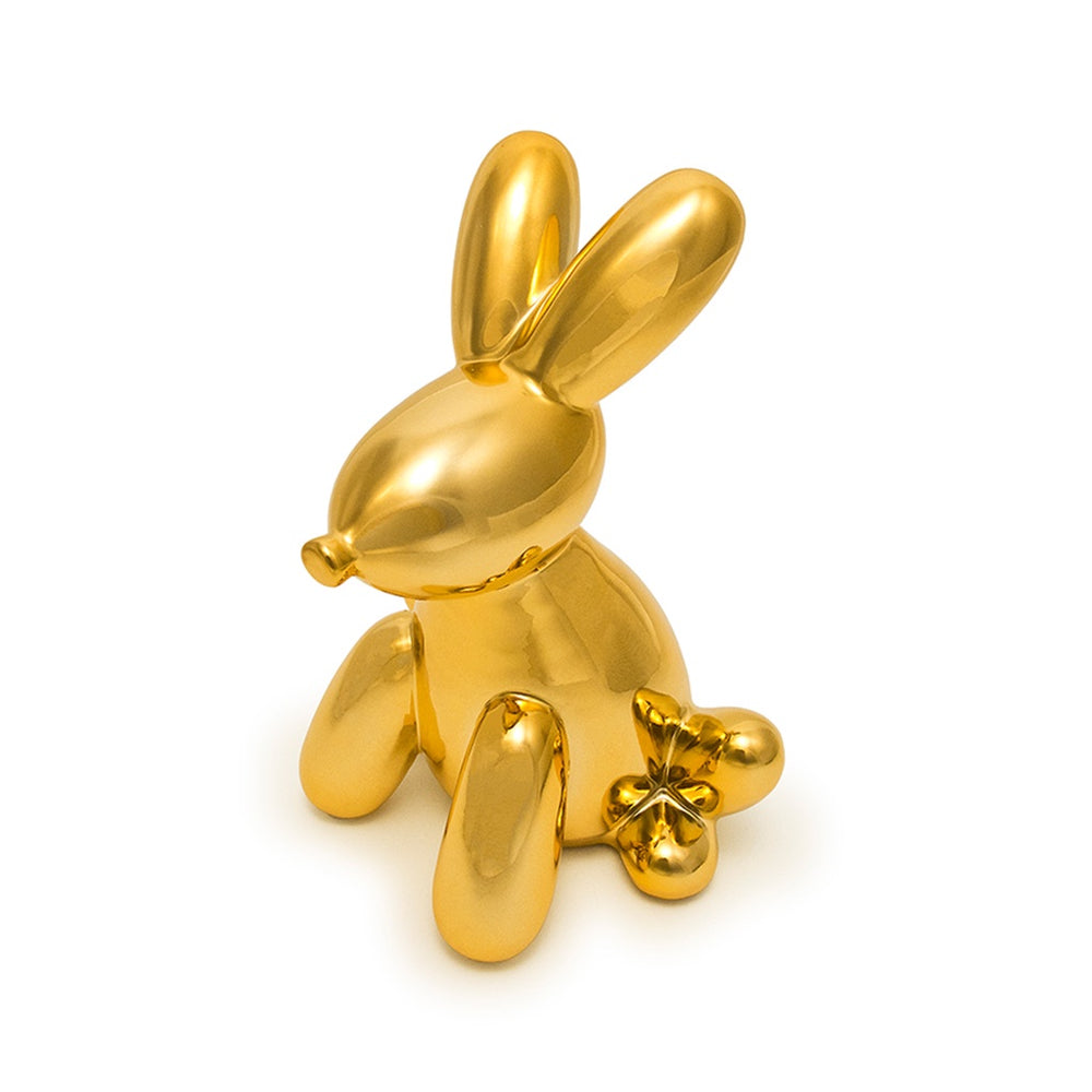 BUNNY MONEY BANK - GOLD LARGE