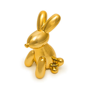 BUNNY MONEY BANK - GOLD LARGE