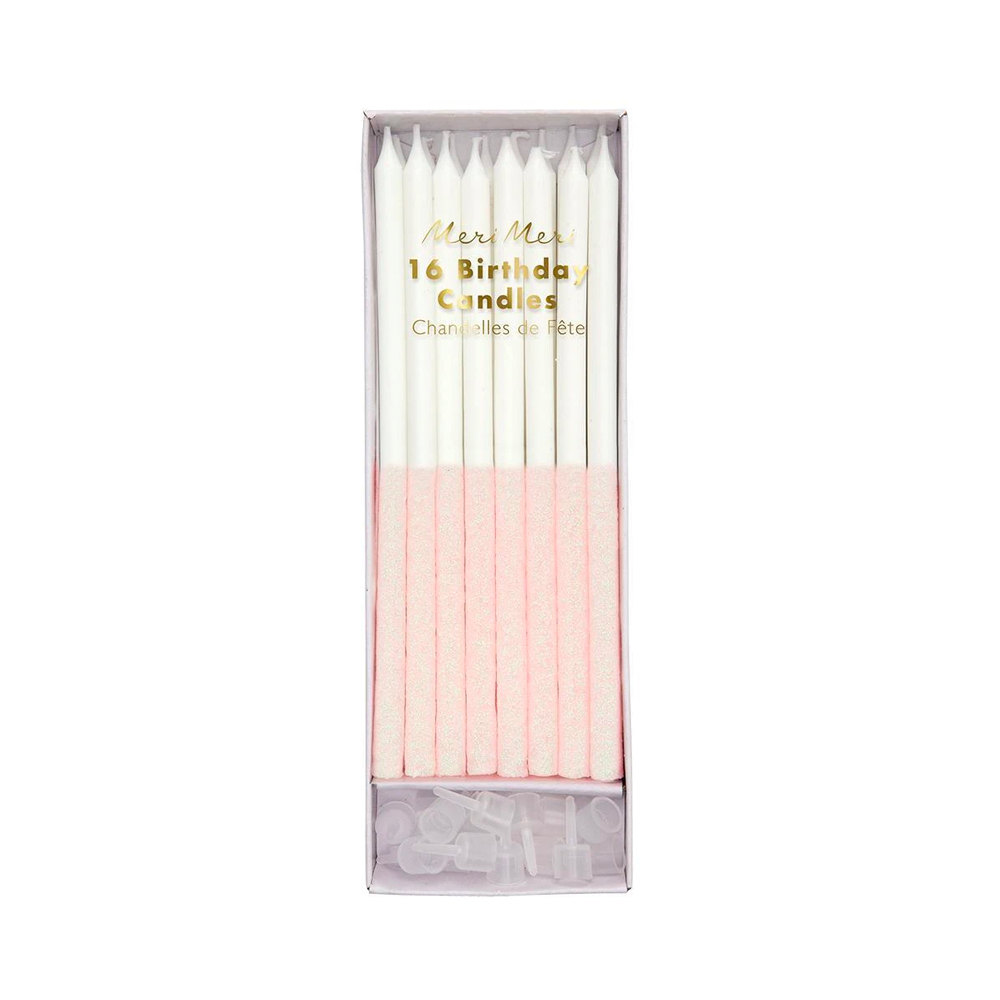 CANDLES GLITTER DIP - BLUSH