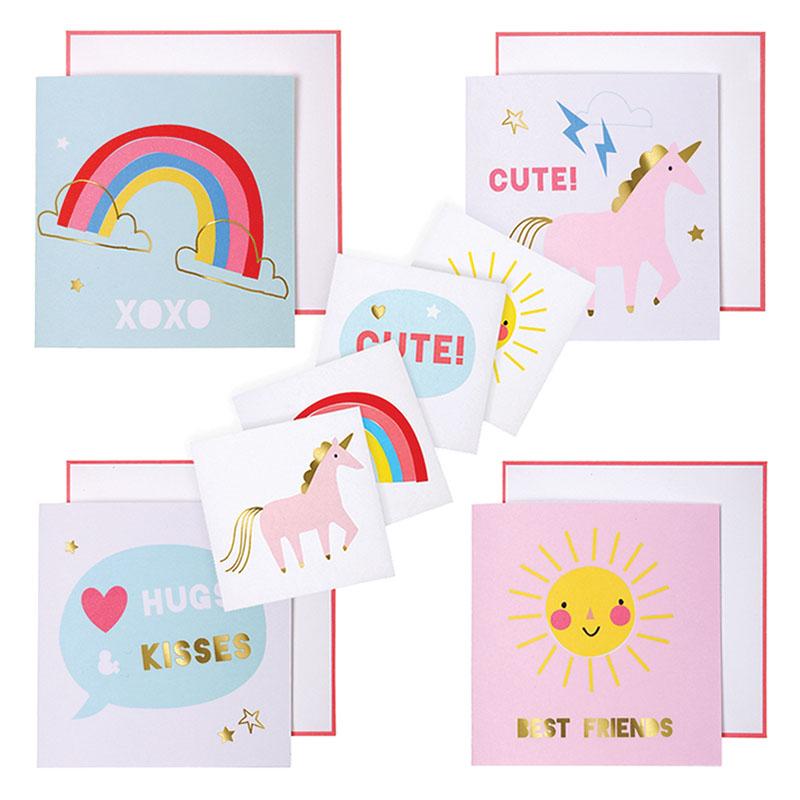 CARD UNICORN SET